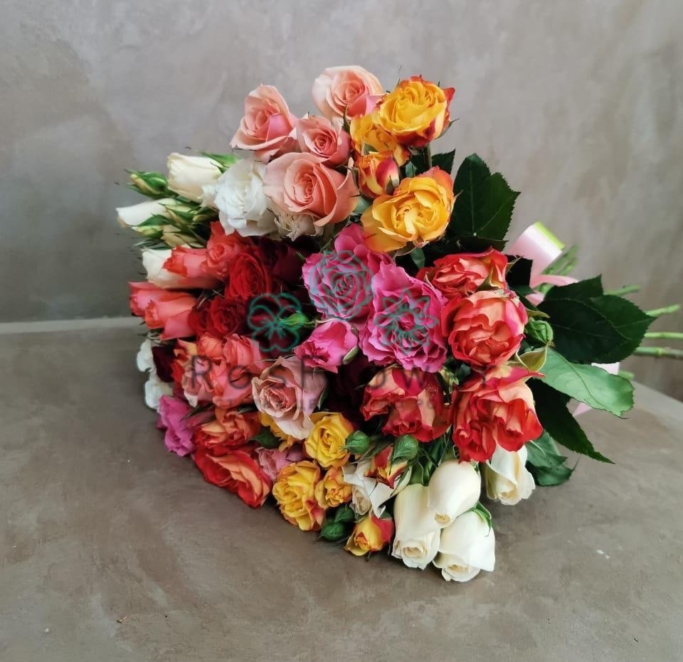 Букет цветов из: Розы в Кузьмино