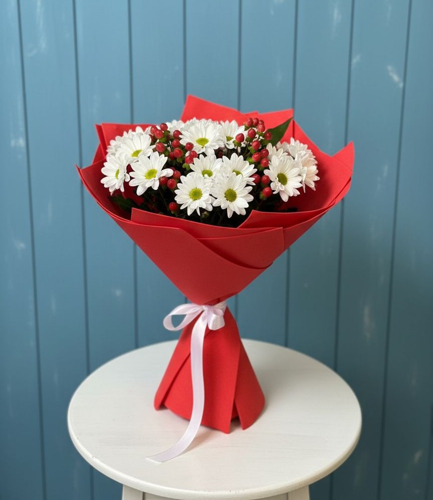 Букет цветов из: Хризантемы в Кузьмино