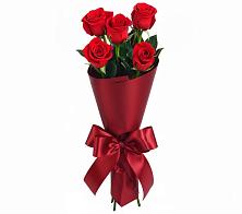 Букет 5 Красных роз Эдлесс Лав в Кузьмино