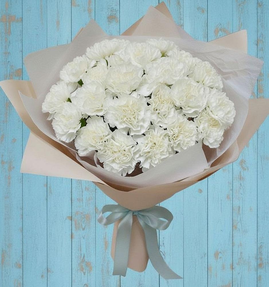 Букет цветов из: Гвоздики в Кузьмино