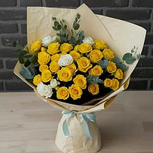 Букет цветов из:  Розы #REPLACE_PRED# Кузьмино