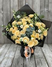 Букет цветов из:  Розы и Лизиантусы #REPLACE_PRED# Кузьмино