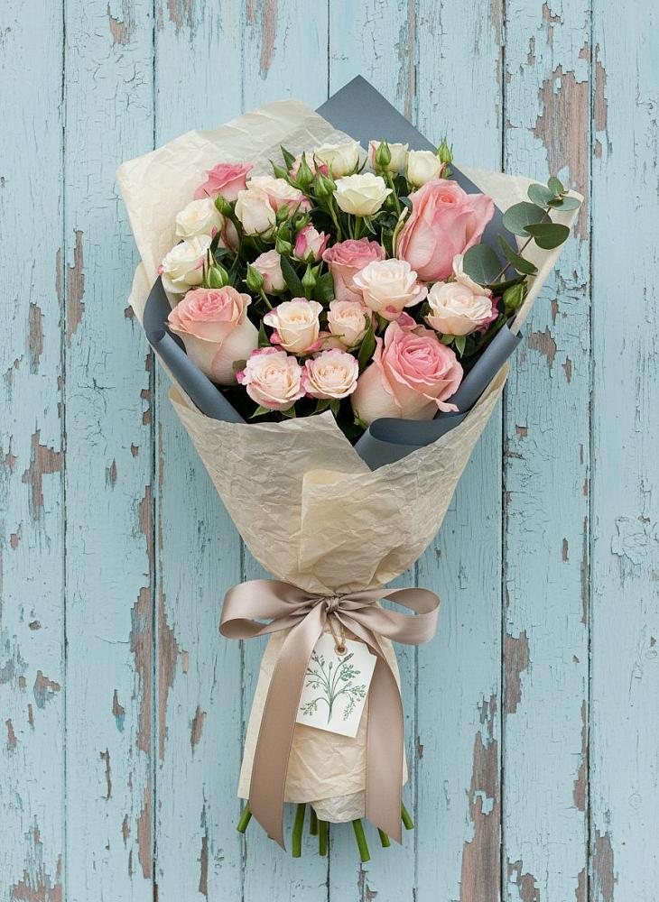 Букет цветов из: Розы в Кузьмино