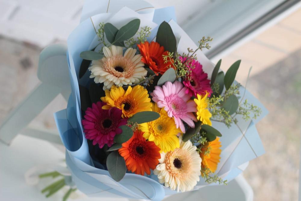 Букет цветов из: Герберы в Кузьмино