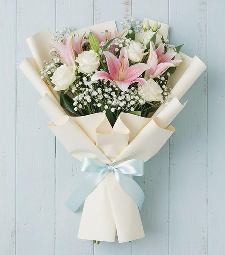 Букет цветов из: Лилии в Кузьмино