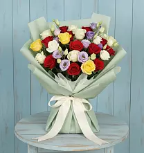 Букет цветов из:  Розы в Кузьмино