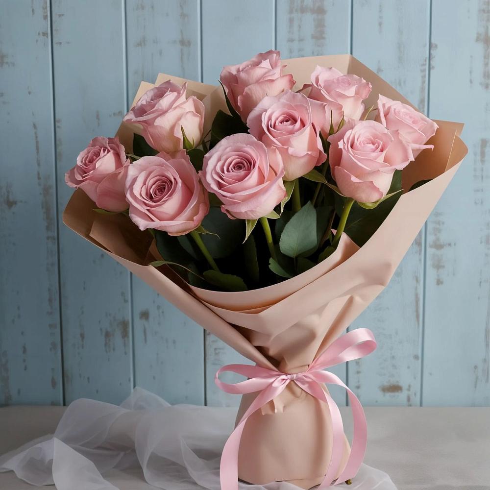 Букет цветов из: Розы в Кузьмино