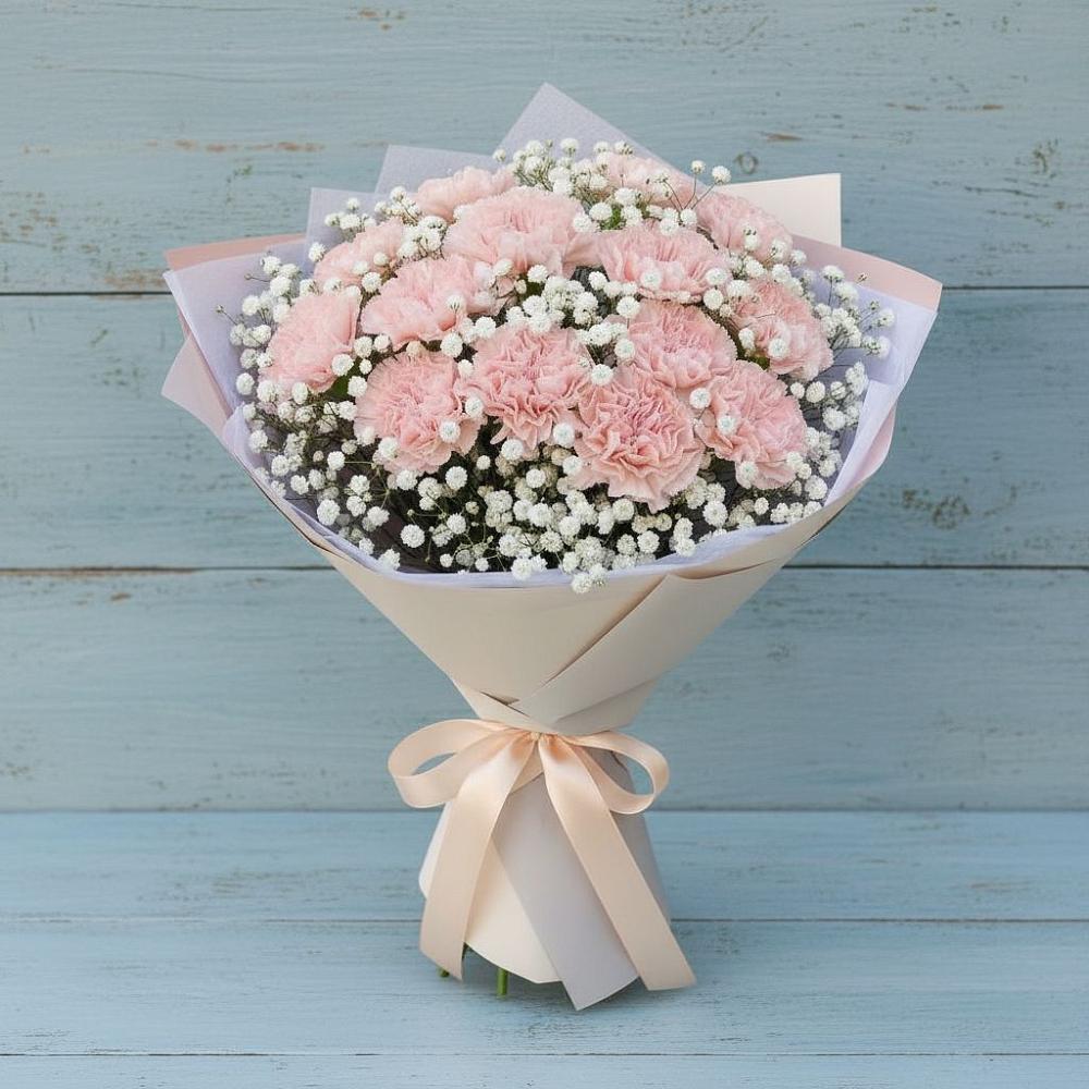 Букет цветов из: Гвоздики в Кузьмино