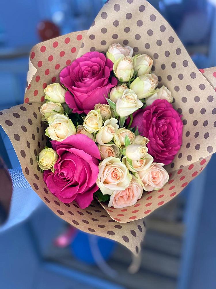 Букет цветов из: Розы в Кузьмино