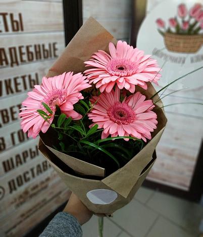 Букет цветов из: Герберы в Кузьмино