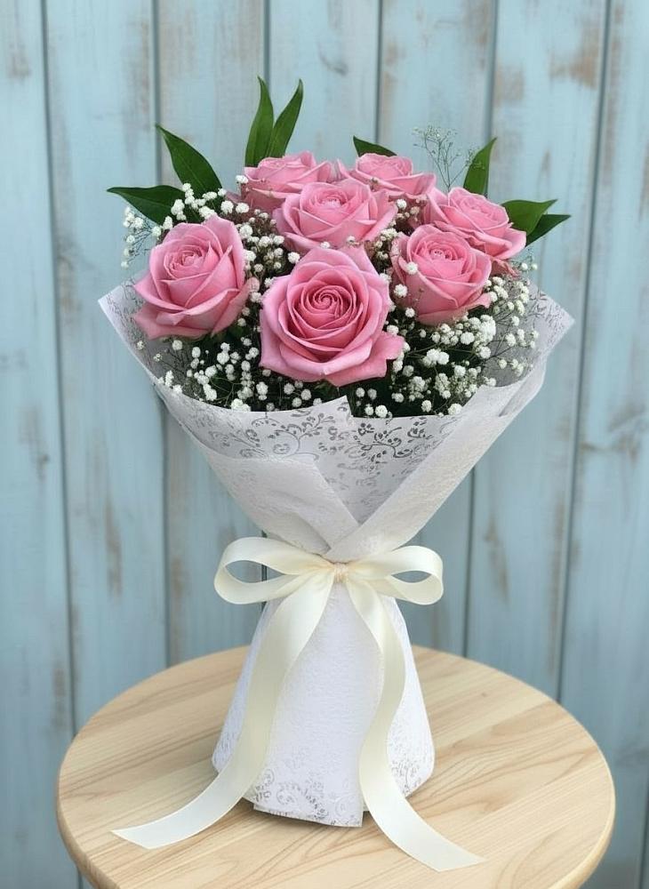 Букет цветов из: Розы в Кузьмино