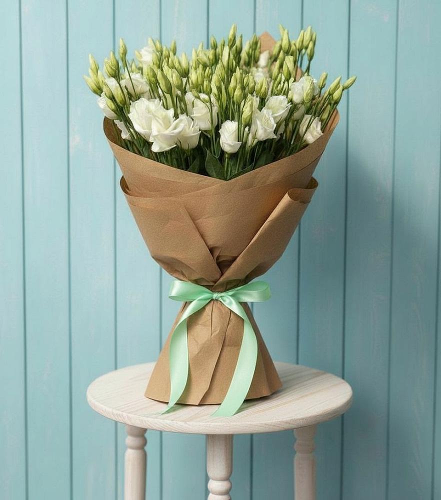 Букет цветов из: Лизиантусы в Кузьмино