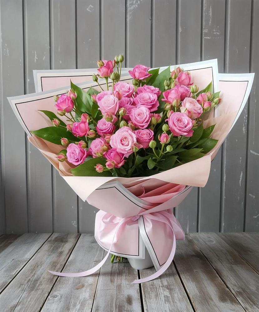 Букет Розовый кустик в Кузьмино