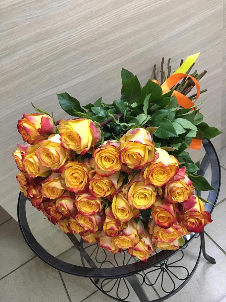 Букет Желтые розы в Кузьмино