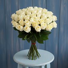 Букет 51 Белая роза Эдлесс Лав #REPLACE_PRED# Кузьмино