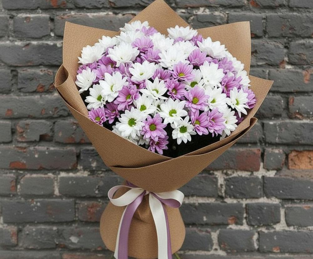 Букет цветов из: Хризантемы в Кузьмино