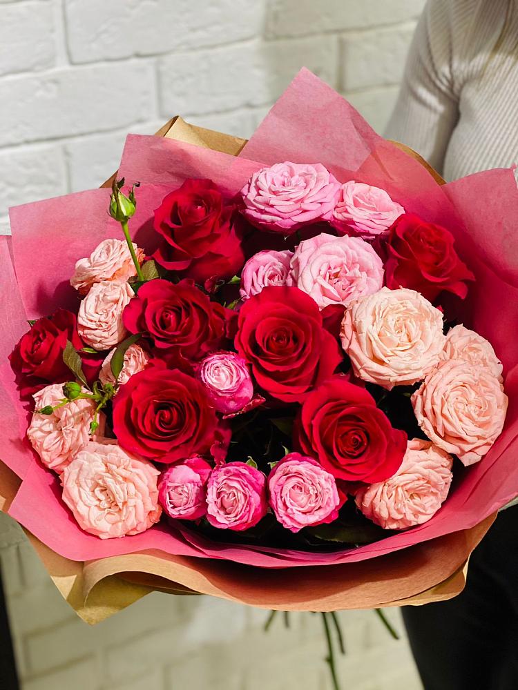 Букет цветов из: Розы в Кузьмино