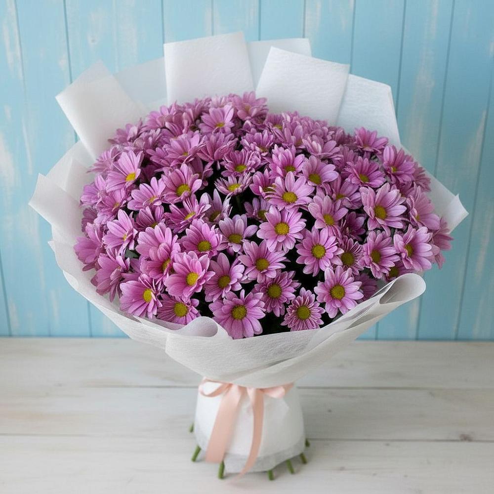 Букет цветов из: Хризантемы в Кузьмино