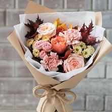 Букет цветов из:  Гвоздики, Хризантемы и Розы #REPLACE_PRED# Кузьмино