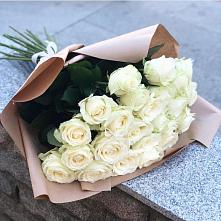 Букет Белые розы Анастасия #REPLACE_PRED# Кузьмино