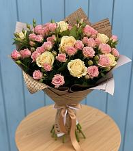 Букет цветов из:  Розы в Кузьмино