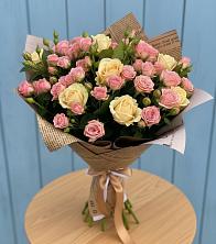 Букет цветов из:  Розы в Кузьмино