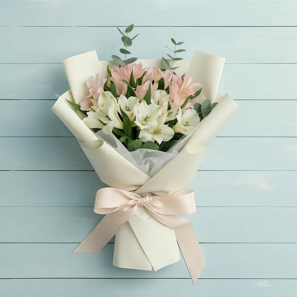 Букет цветов из: Альстромерии в Кузьмино