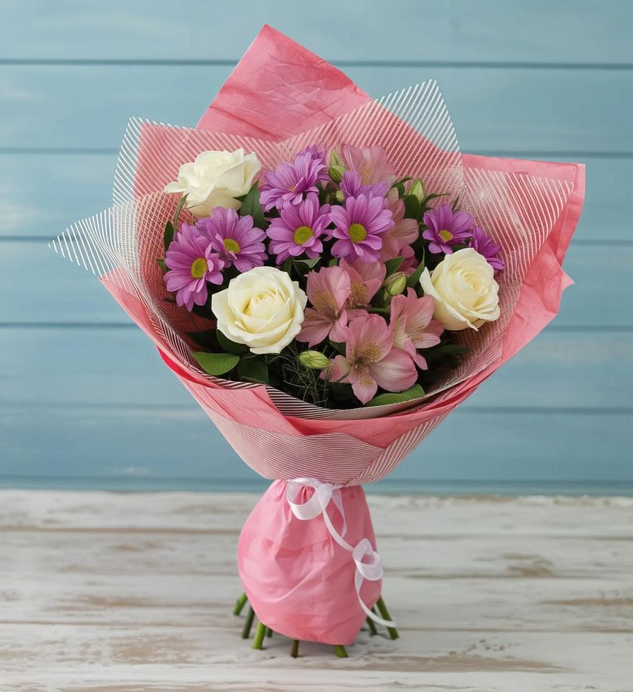 Букет цветов из: Герберы в Кузьмино