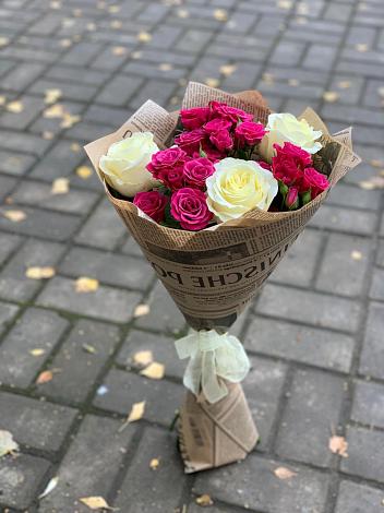 Букет цветов из: Розы в Кузьмино