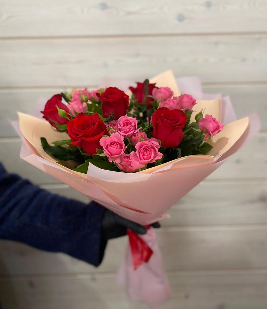 Букет цветов из: Розы в Кузьмино