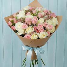 Букет цветов из:  Розы в Кузьмино